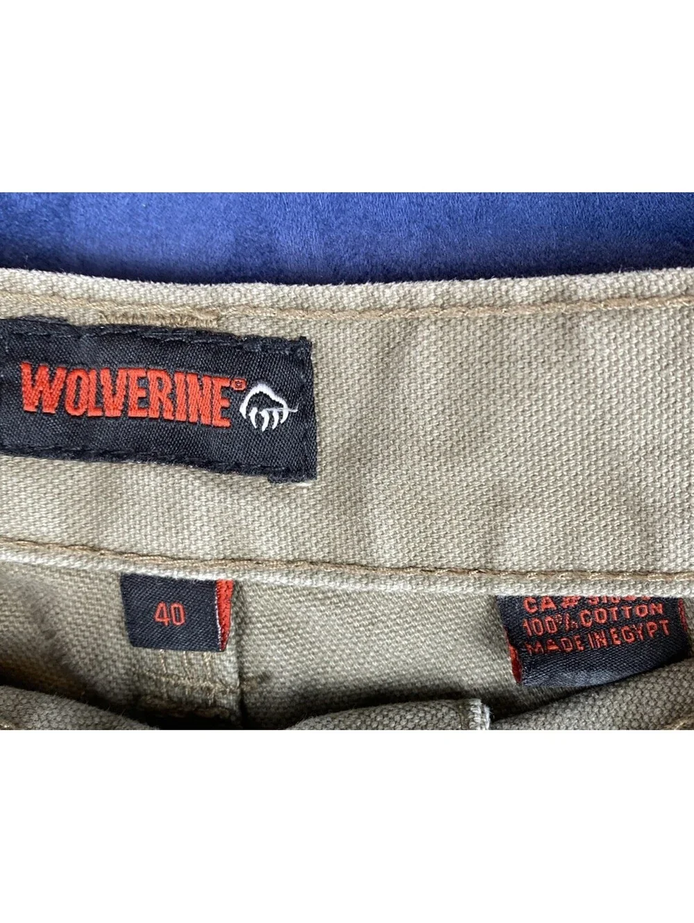 Wolverine Cargo Carpenter Work Shorts Mens Sz 40 Heavy Duty Duck Canvas